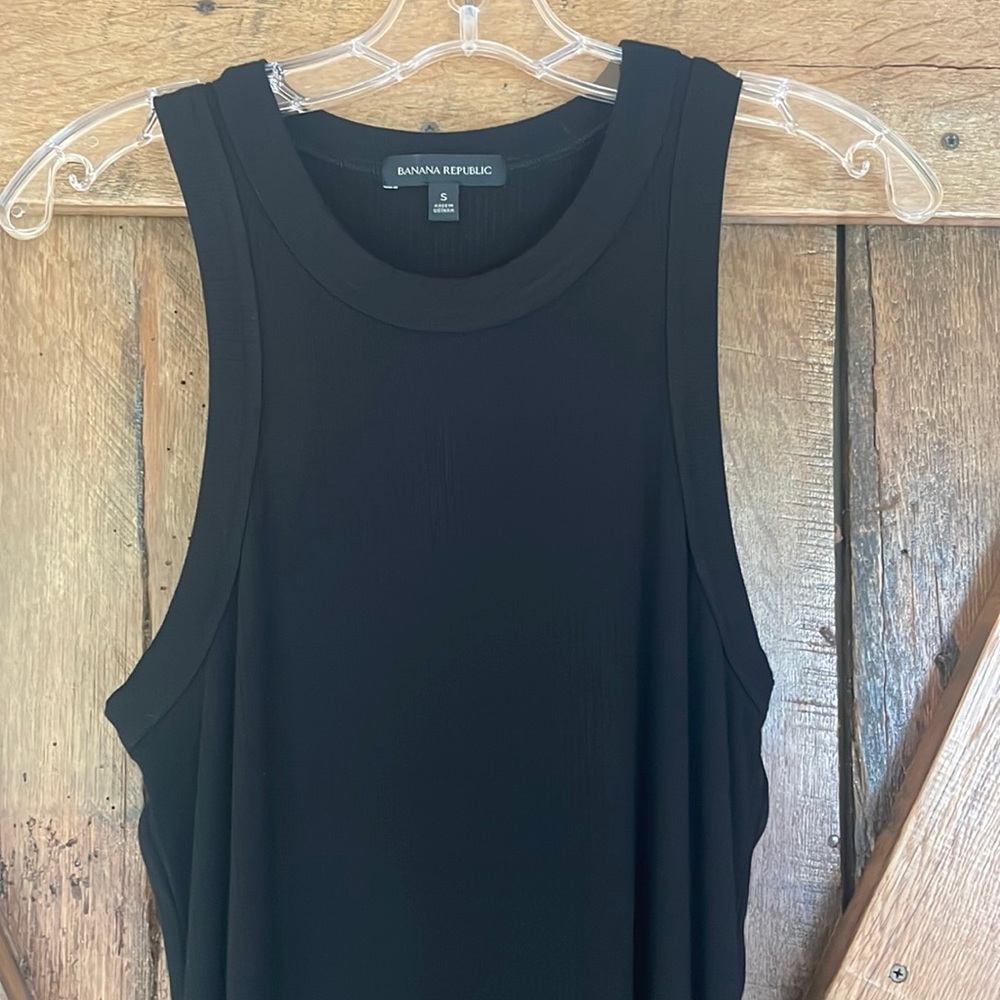 Banana Republic Size S/P Black Maxi Dress - Picture 3 of 7